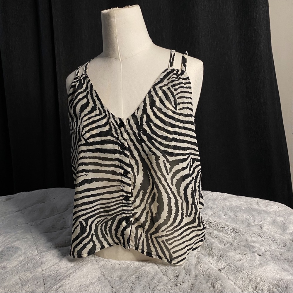 Ali & Kris Zebra Print Blouse